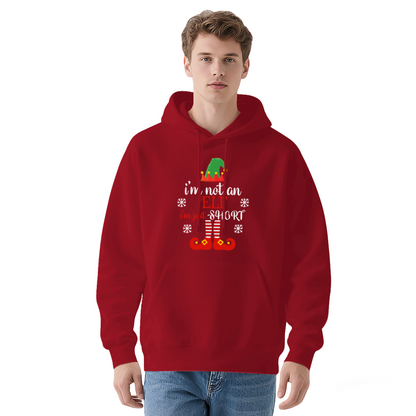 Funny I¡¯m Not An Elf Christmas Navy Unisex Hoodie