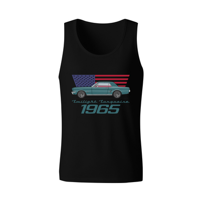1965 Twilight Turquoise Mustang American Car Tank