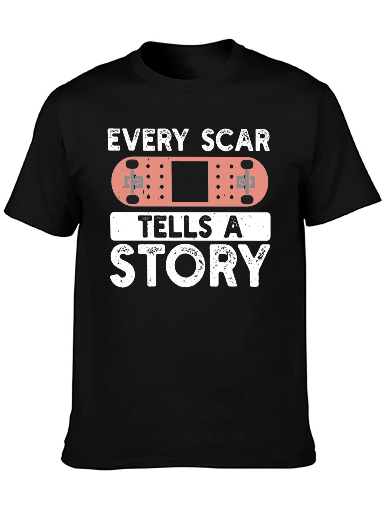 Every Scar Tells A Story Bandage Graphic T-Shirt