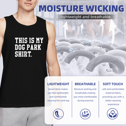 This Is My Dog Park Shirt Dog Dad Casual Tank Top