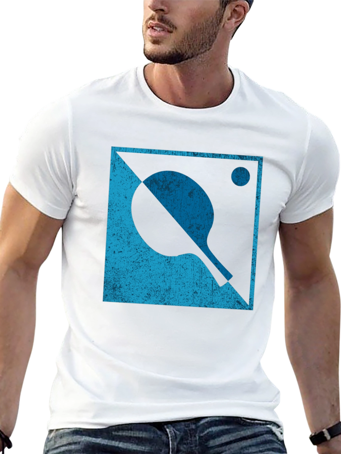 Retro Table Tennis Graphic Tee