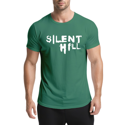 Silent Hill Horror Game Retro Graphic T-Shirt, Classic Game Lovers Dark Tee