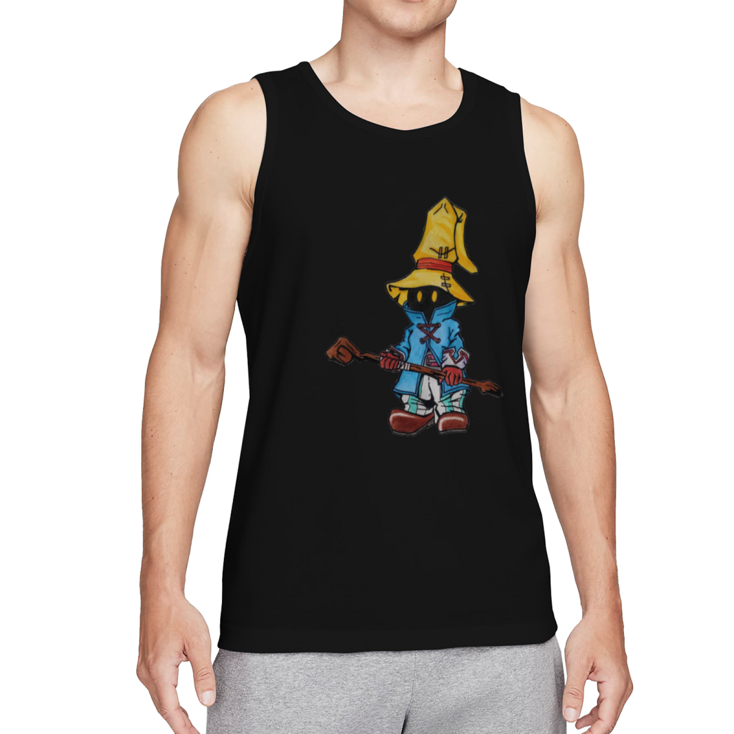 Vivi Final Fantasy Cute Mage Cartoon Tank Top