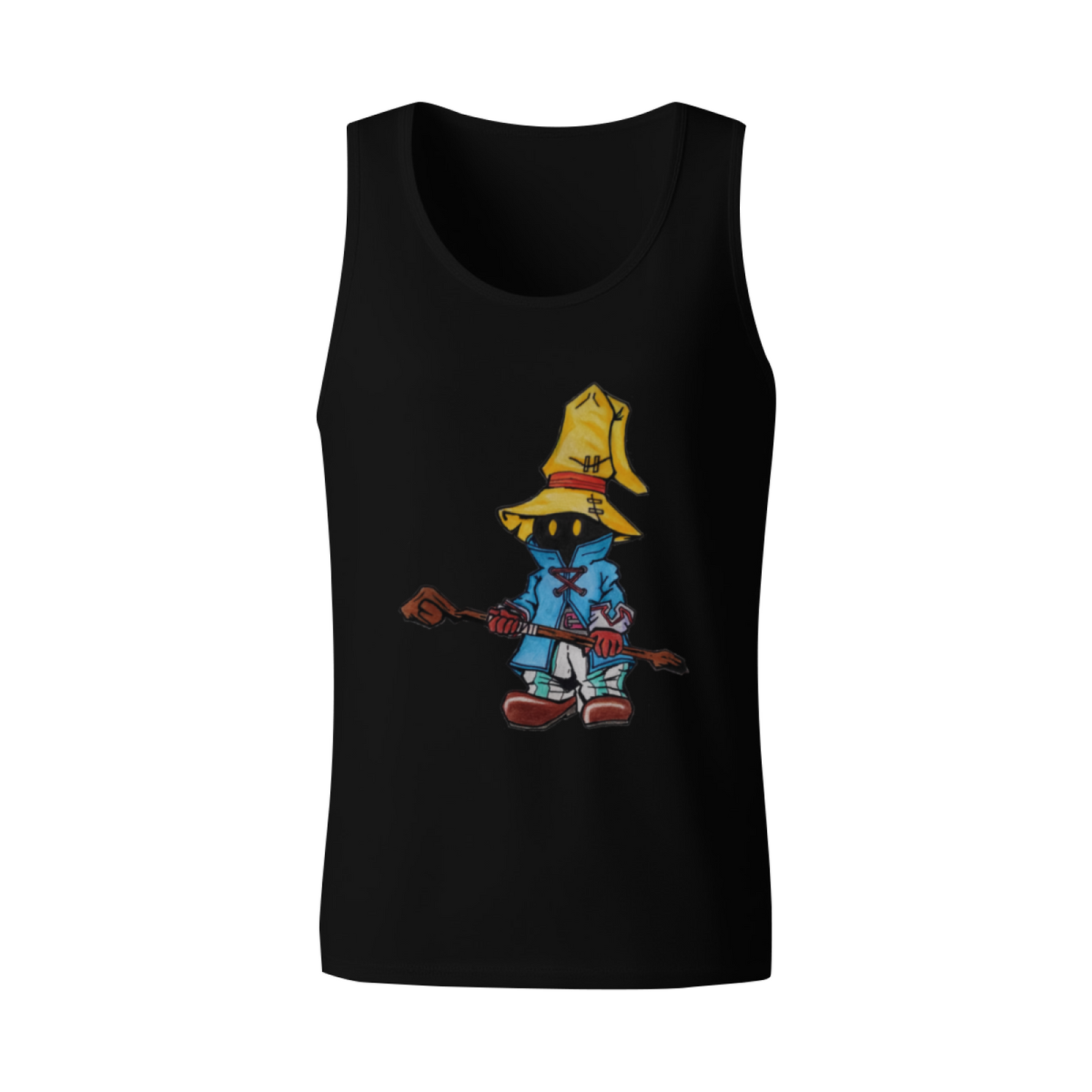 Vivi Final Fantasy Cute Mage Cartoon Tank Top