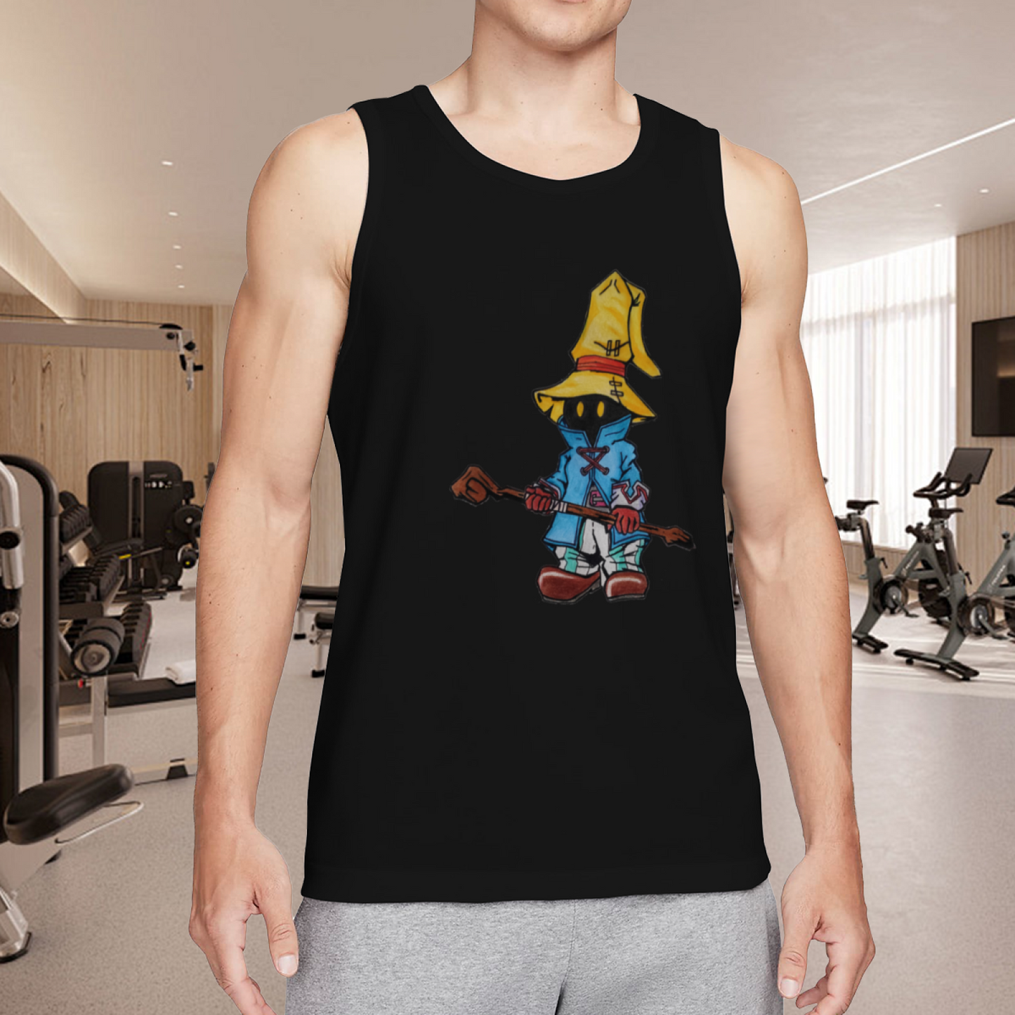 Vivi Final Fantasy Cute Mage Cartoon Tank Top