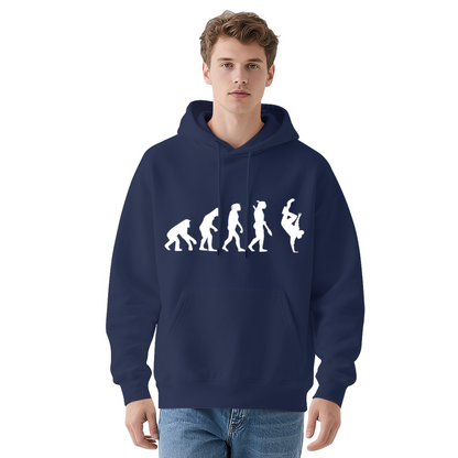 Breakdance Evolution Silhouette Hoodie, Lightweight Comfort