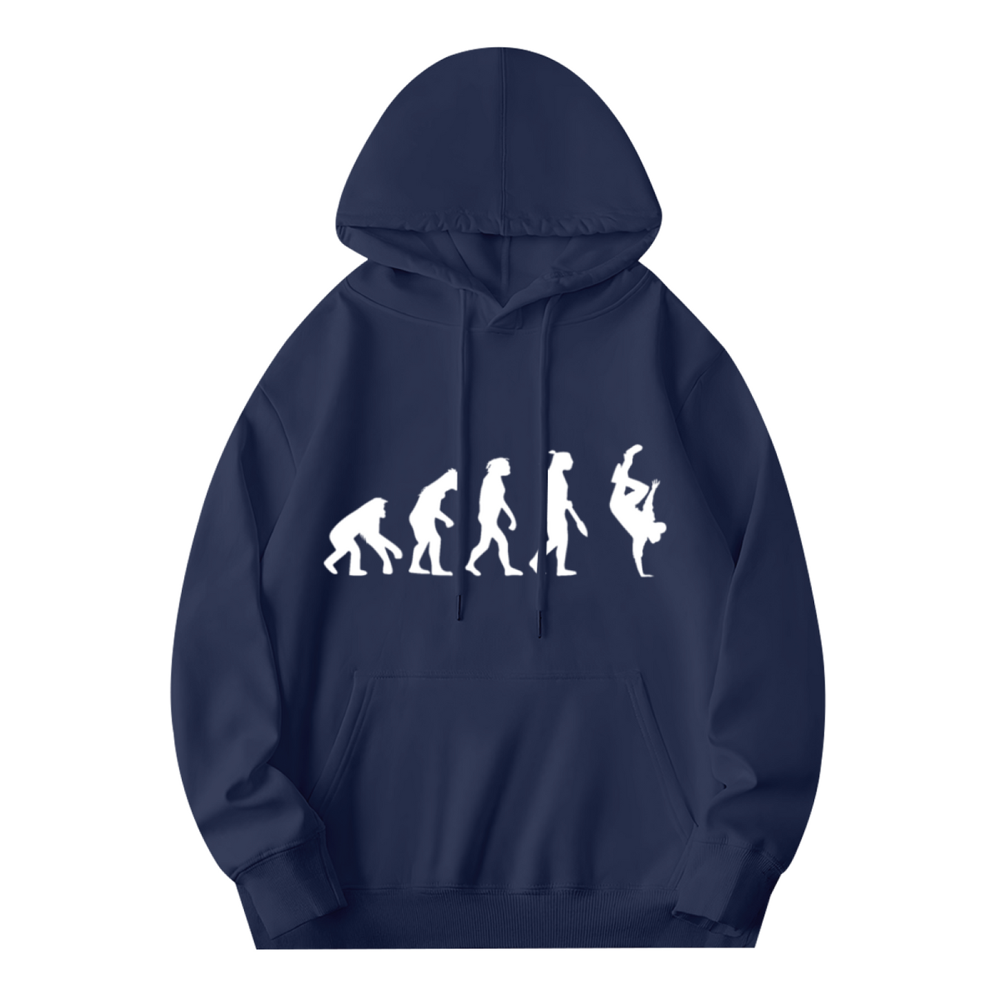 Breakdance Evolution Silhouette Hoodie, Lightweight Comfort