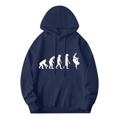 Breakdance Evolution Silhouette Hoodie, Lightweight Comfort