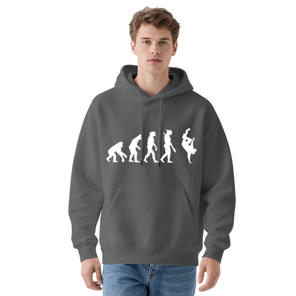 Breakdance Evolution Silhouette Hoodie, Lightweight Comfort