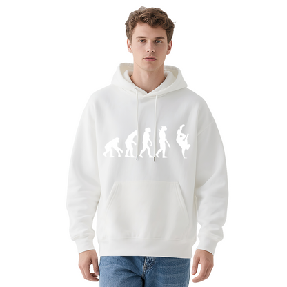 Breakdance Evolution Silhouette Hoodie, Lightweight Comfort