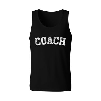 Vintage Distressed COACH Bold Letter Sleeveless Muscle Top