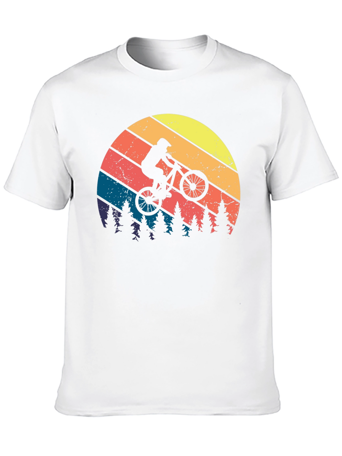 Retro Mountain Biker Graphic Tee