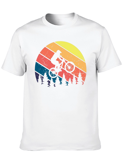 Retro Mountain Biker Graphic Tee