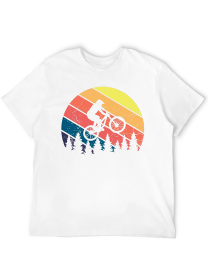 Retro Mountain Biker Graphic Tee