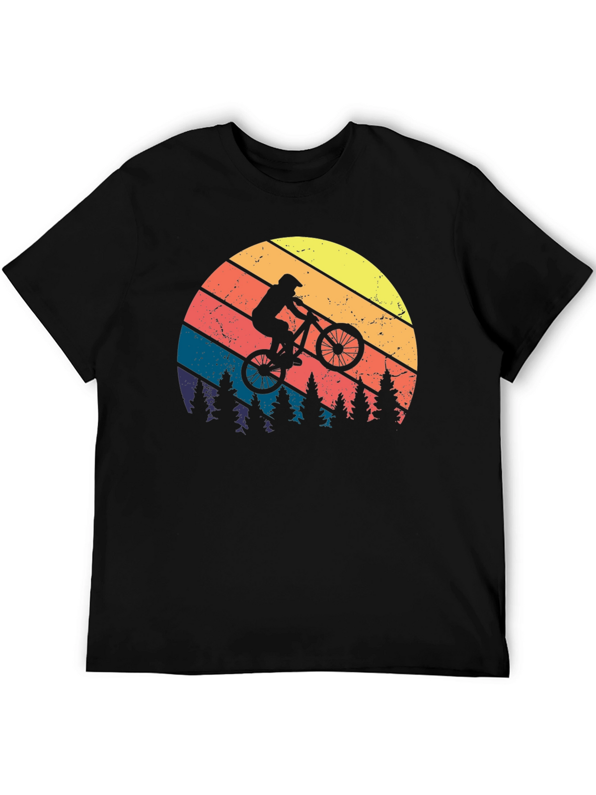 Retro Mountain Biker Graphic Tee