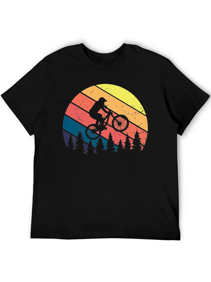 Retro Mountain Biker Graphic Tee