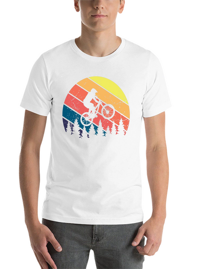 Retro Mountain Biker Graphic Tee