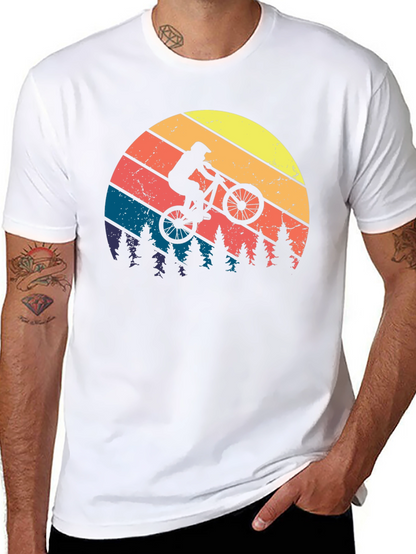 Retro Mountain Biker Graphic Tee