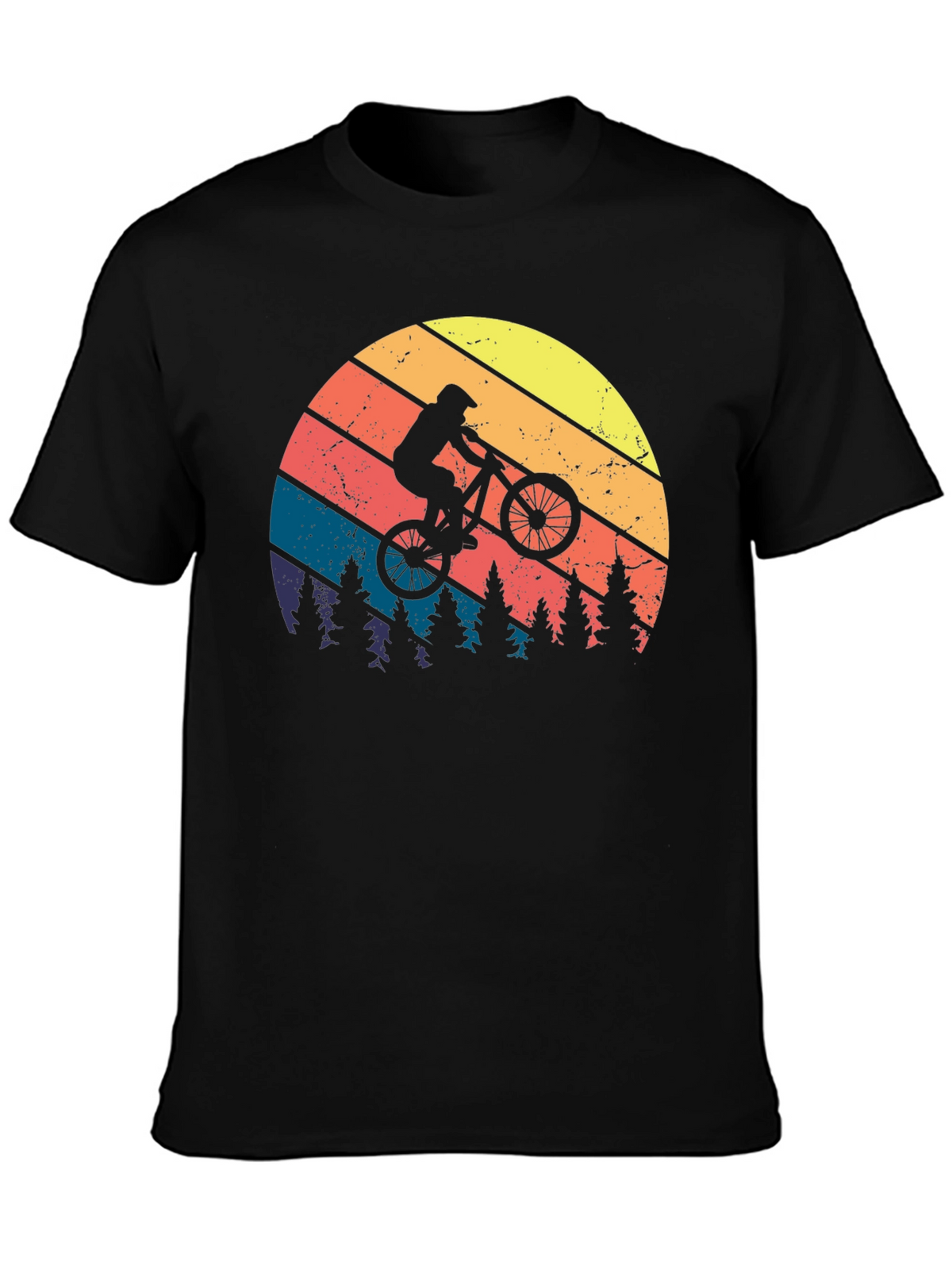 Retro Mountain Biker Graphic Tee