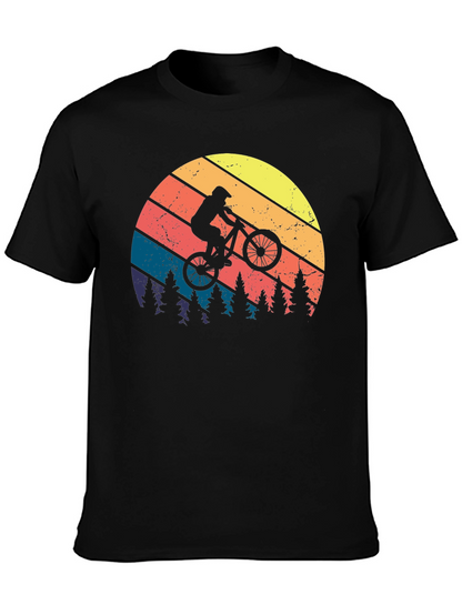 Retro Mountain Biker Graphic Tee