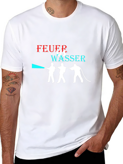 Feuer vs Wasser Graphic T-Shirt