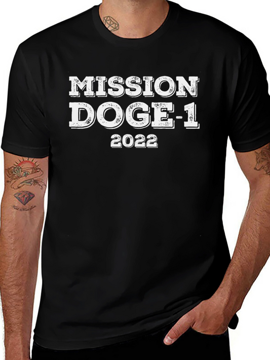 Mission Doge-1 2022 T-Shirt | Crypto Space Exploration Tee