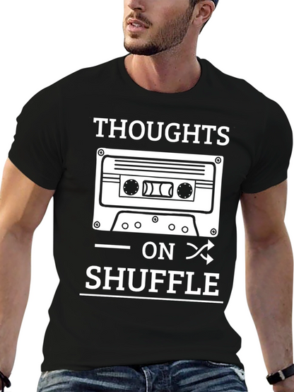 Thoughts On Shuffle Cassette Tape T-Shirt