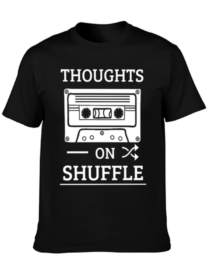 Thoughts On Shuffle Cassette Tape T-Shirt