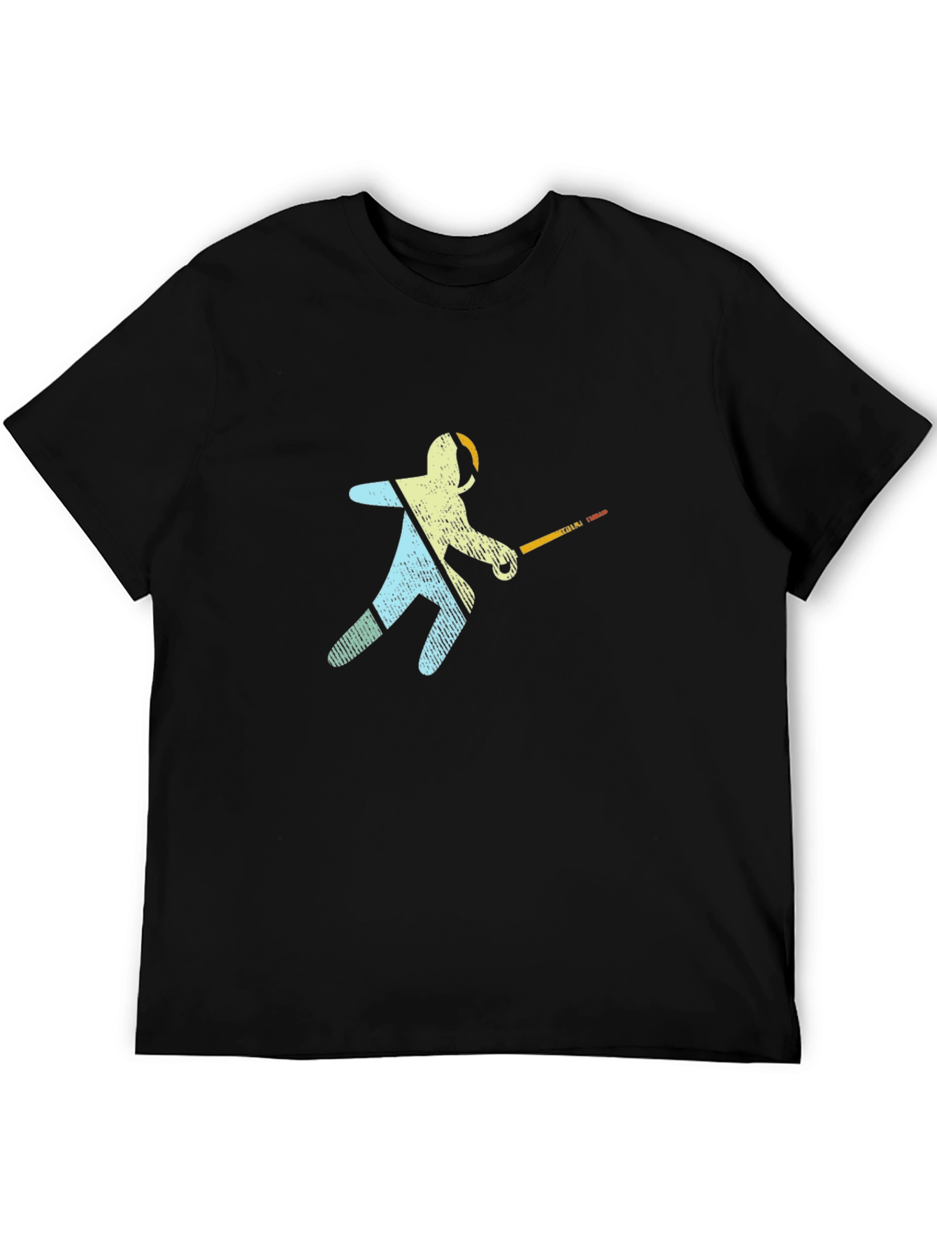 Fencer Graphic Black T-Shirt