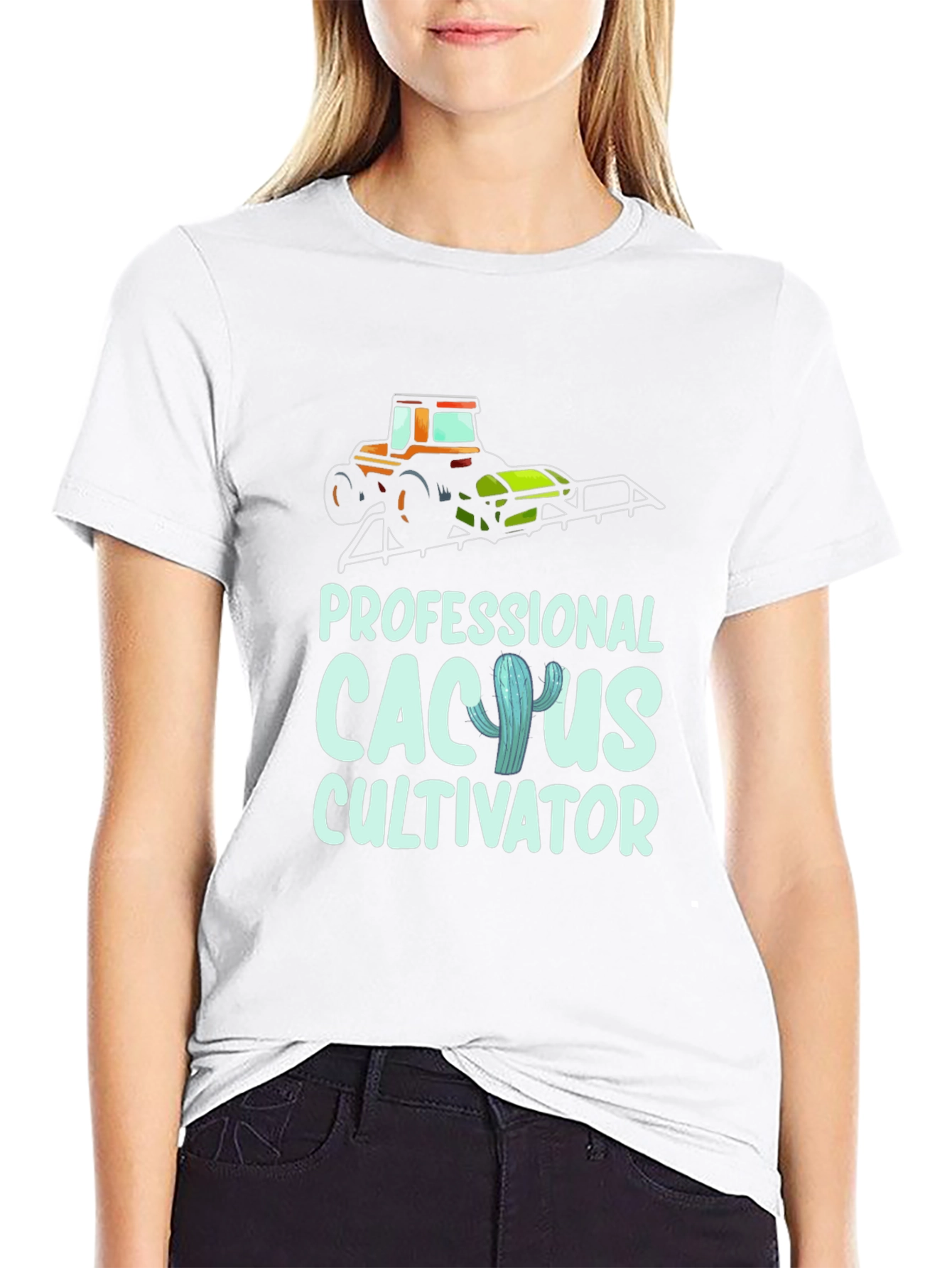 Cactus Cultivator T-Shirt: Professional Farmer Tee