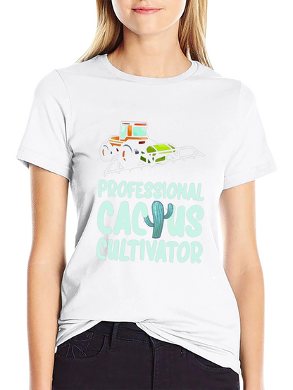 Cactus Cultivator T-Shirt: Professional Farmer Tee