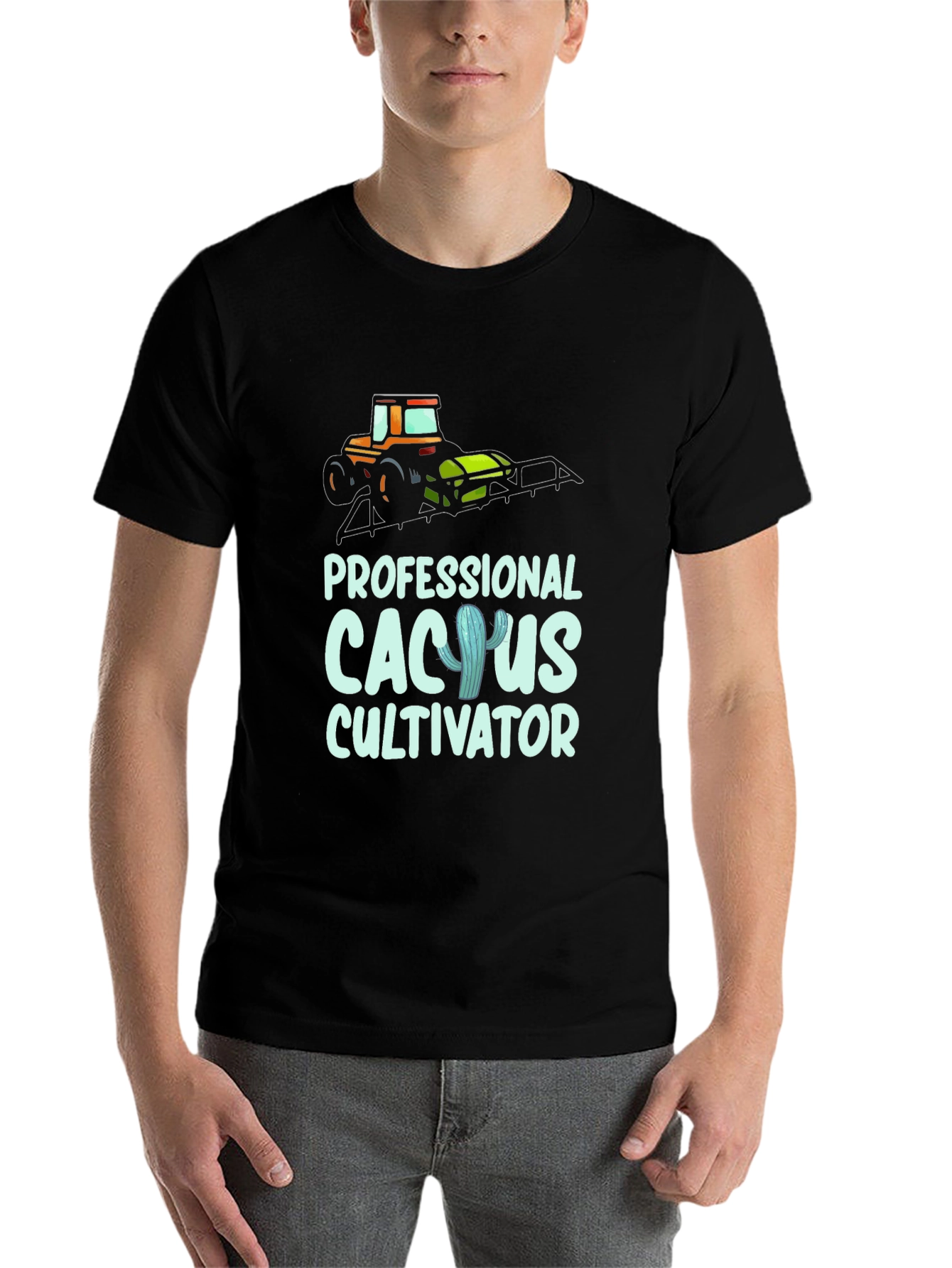 Cactus Cultivator T-Shirt: Professional Farmer Tee