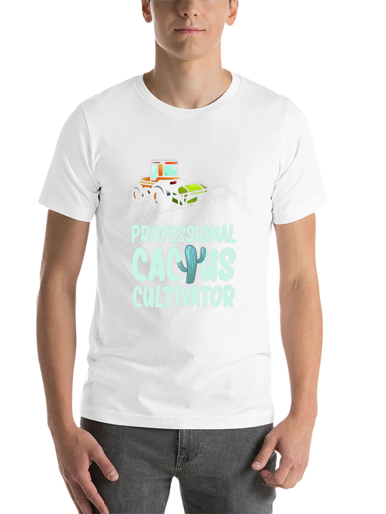 Cactus Cultivator T-Shirt: Professional Farmer Tee