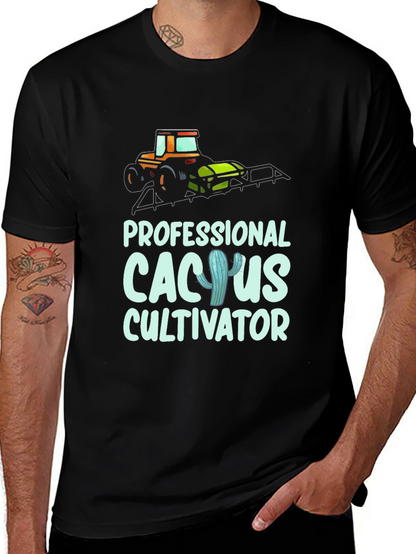 Cactus Cultivator T-Shirt: Professional Farmer Tee