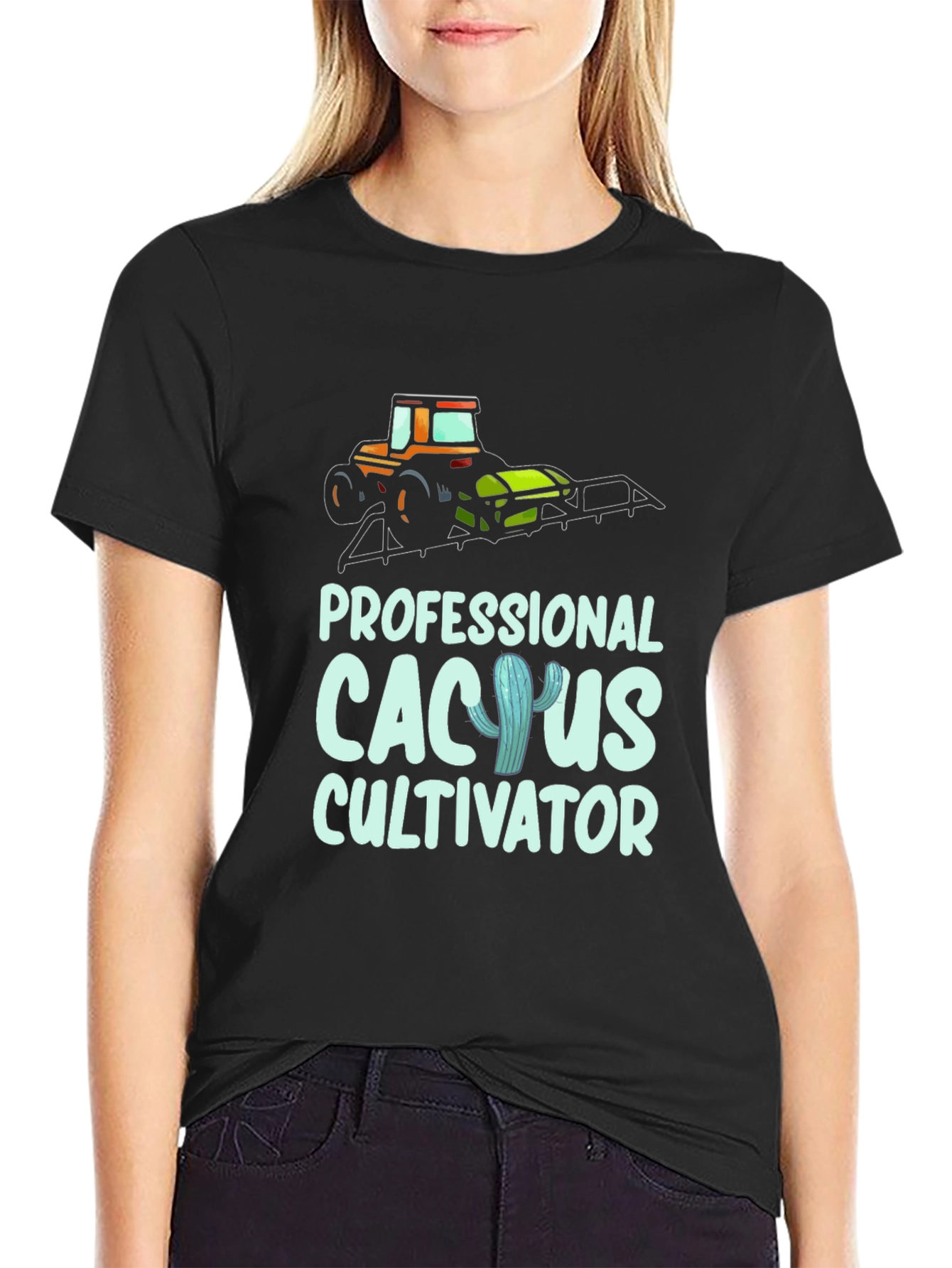 Cactus Cultivator T-Shirt: Professional Farmer Tee