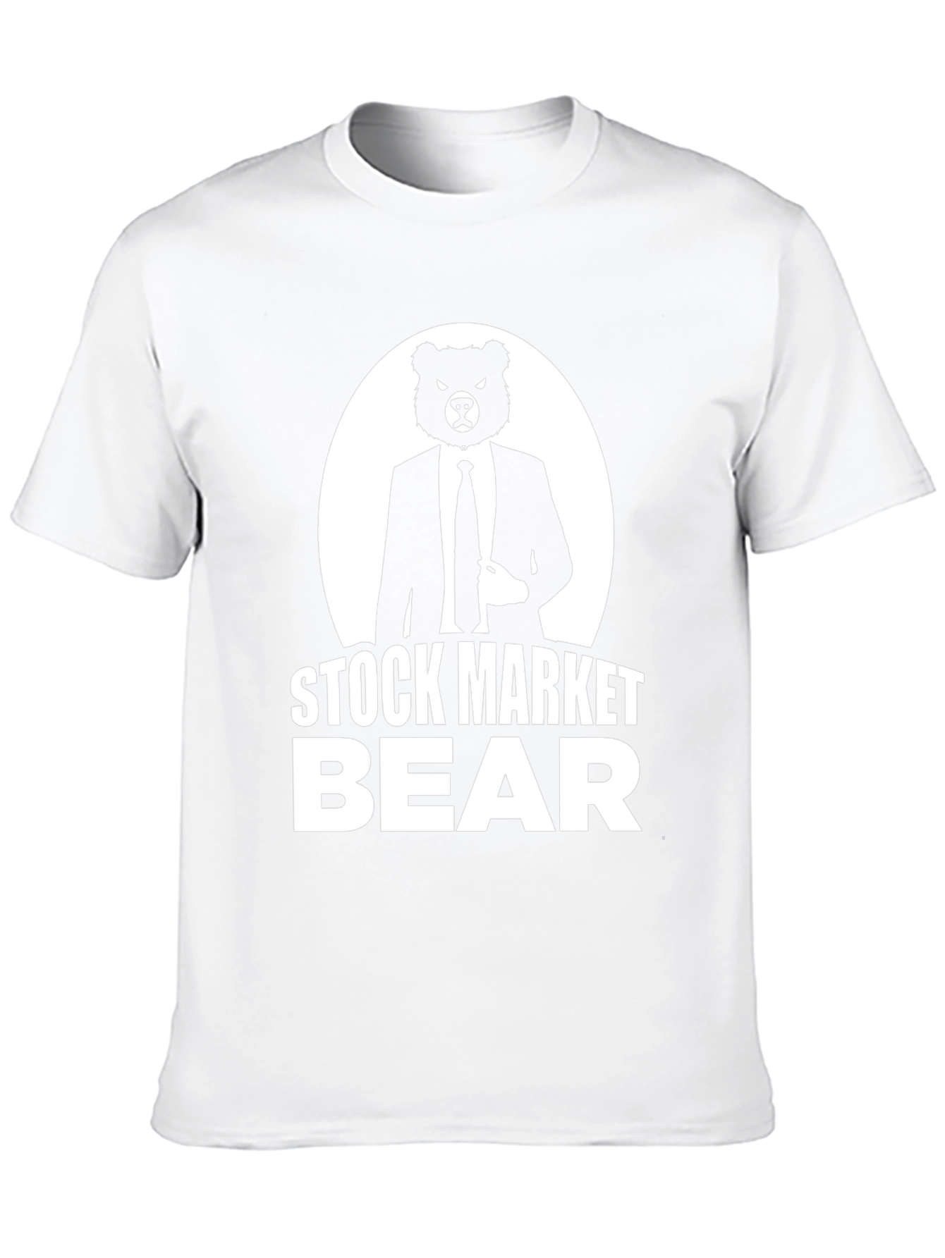 Stock Market Bear Graphic T-Shirt