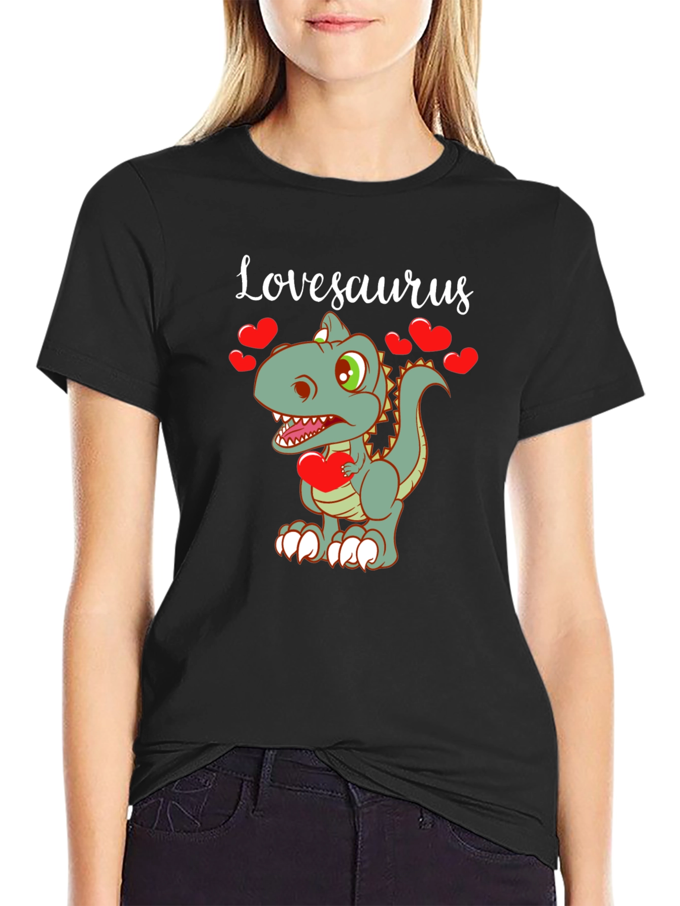 Lovesaurus T-Shirt Valentines Day Gift