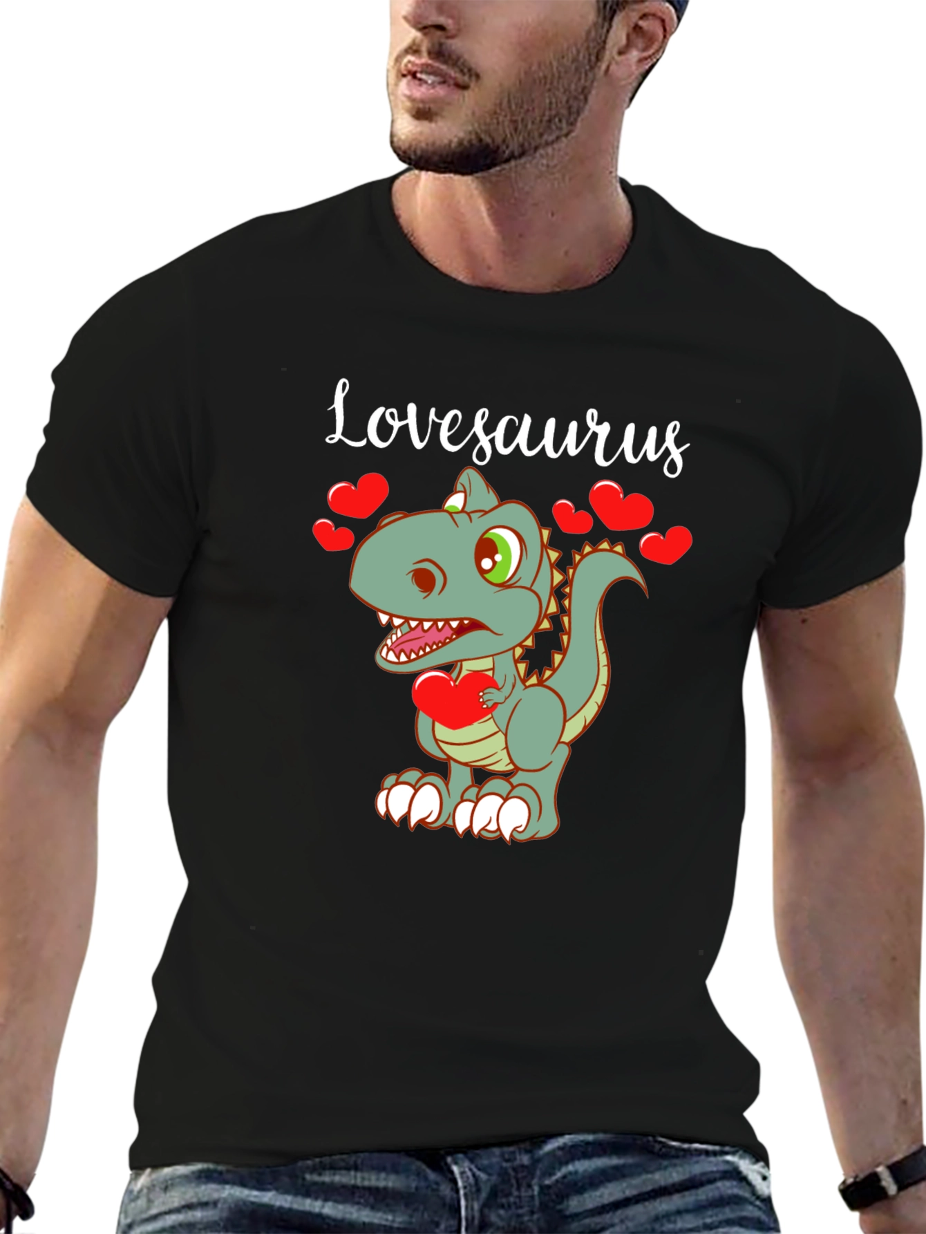 Lovesaurus T-Shirt Valentines Day Gift
