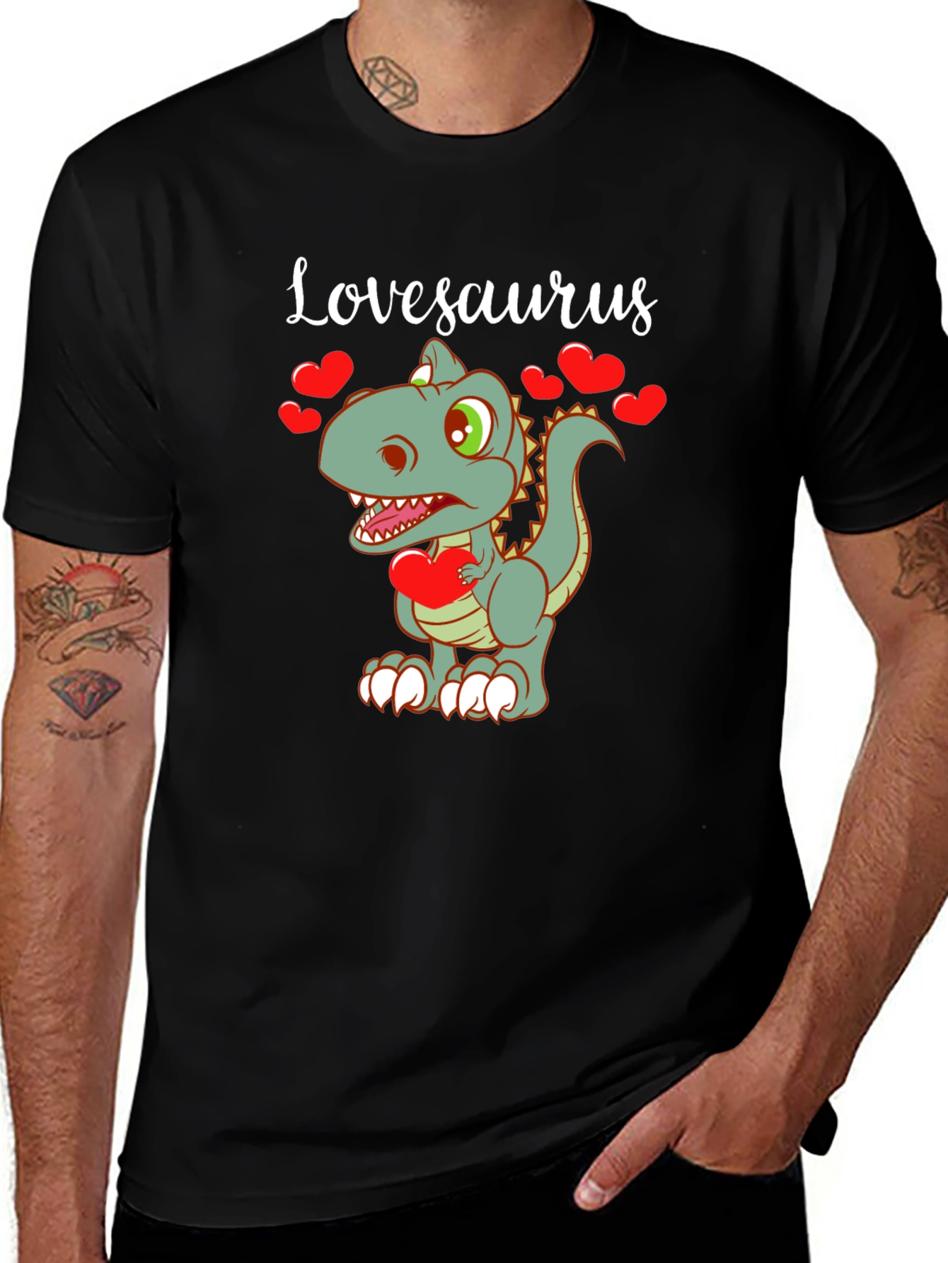 Lovesaurus T-Shirt Valentines Day Gift