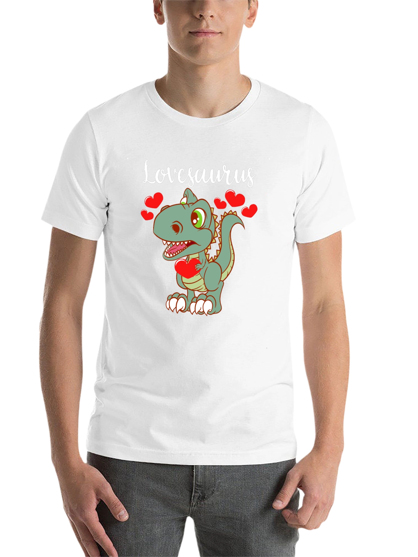 Lovesaurus T-Shirt Valentines Day Gift
