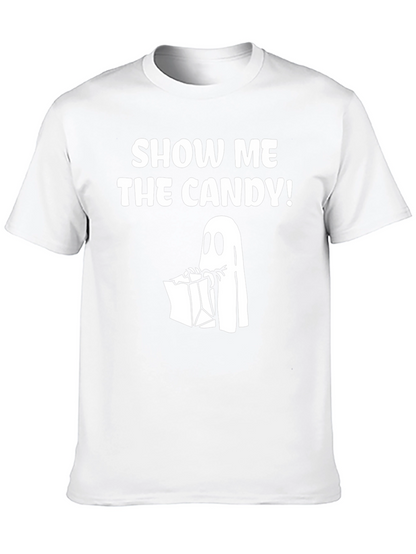 Show Me the Candy Ghost T-Shirt Halloween Costume Tee