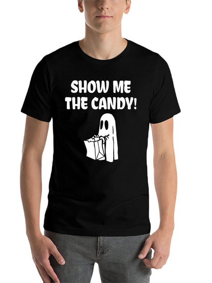 Show Me the Candy Ghost T-Shirt Halloween Costume Tee