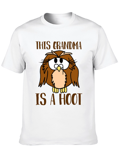 Funny Grandma Owl Graphic T-Shirt
