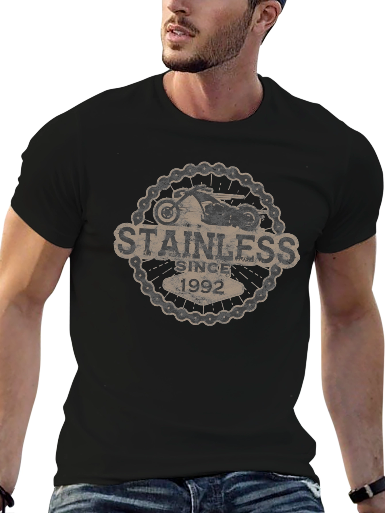 Stainless Since 1992 Motorcycle T-Shirt