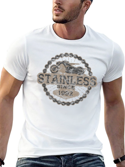 Stainless Since 1992 Motorcycle T-Shirt