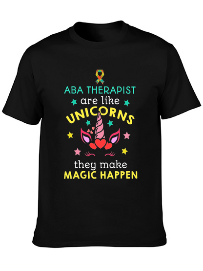 ABA Therapist Unicorn Magic T-Shirt