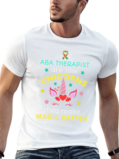 ABA Therapist Unicorn Magic T-Shirt