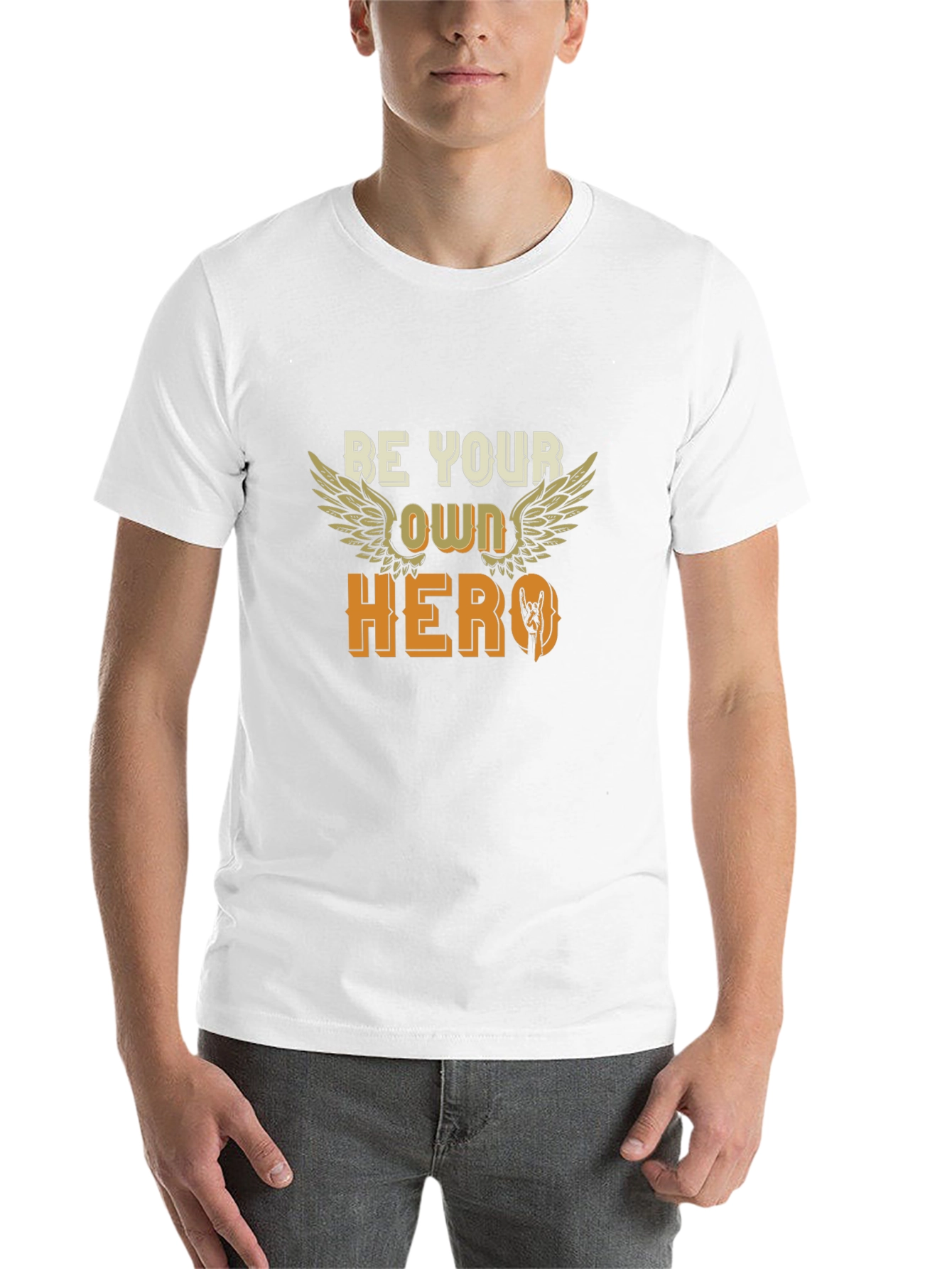Be Your Own Hero Black T-Shirt