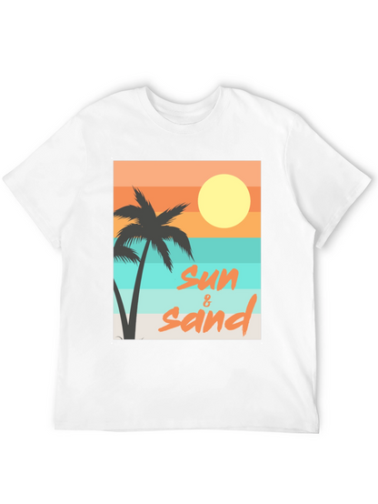 Sun & Sand Graphic Tee - Relaxed Beach Vibes