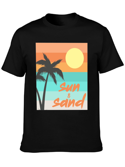 Sun & Sand Graphic Tee - Relaxed Beach Vibes
